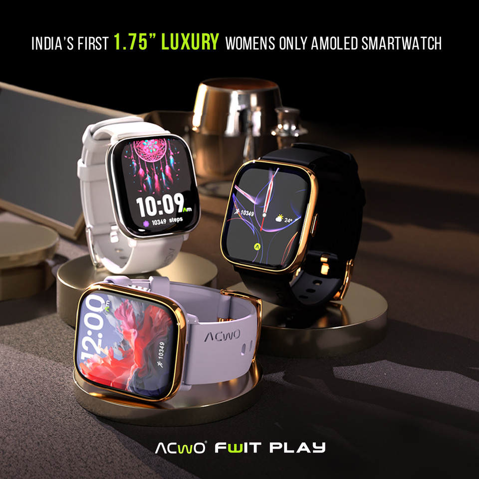 Sunil Chhetri Endorsed ACwO Introduces India’s First 1.75 Inch Luxury AMOLED Full HD Display Smartwatch with SOS & Compass