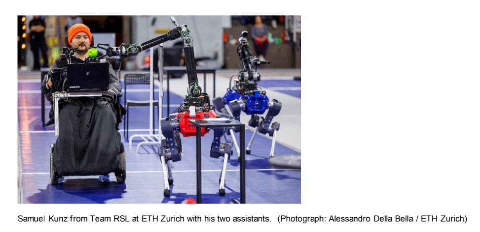 ETH Zurich: Seeing-eye canes and robotic guide dogs – A recap of Cybathlon 2024