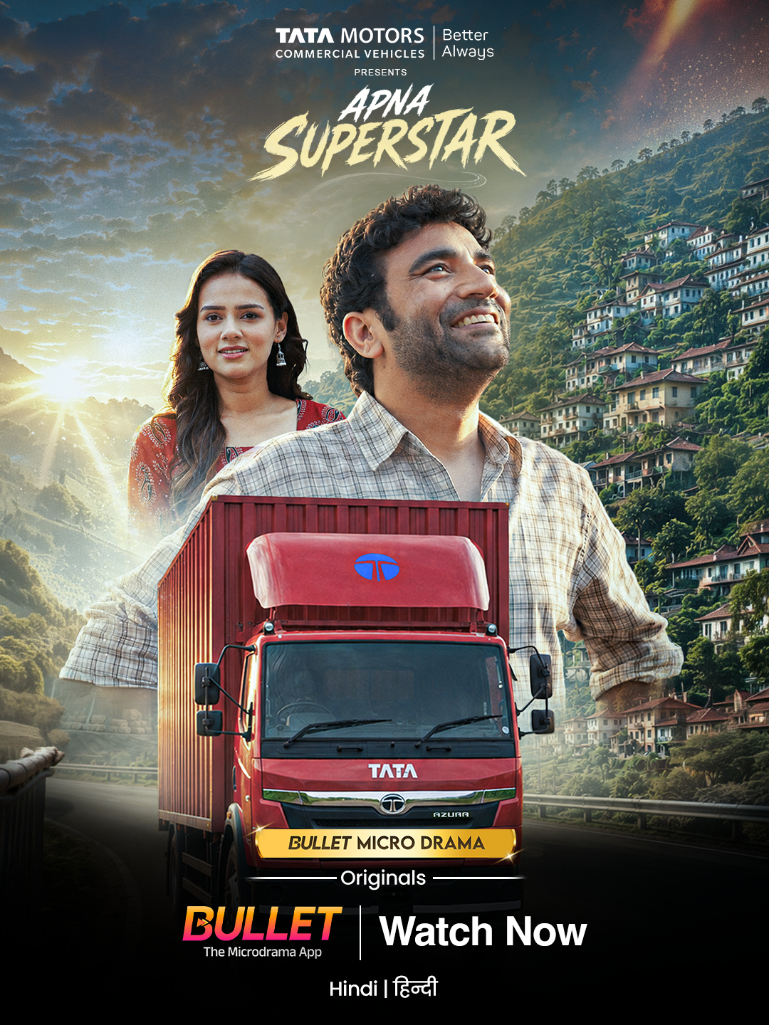 BULLET Microdrama Partners with Tata Motors Commercial Vehicles for 'Apna Superstar', Celebrating the Spirit of Aspirational India