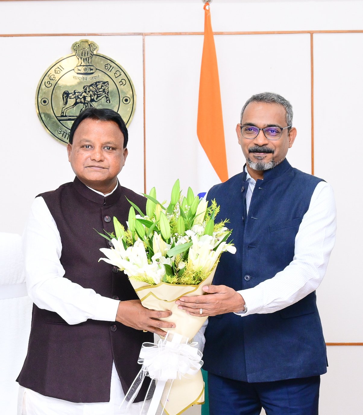 RBI Regional Director Sibi Mathews Calls on Odisha Chief Minister Mohan Charan Majhi