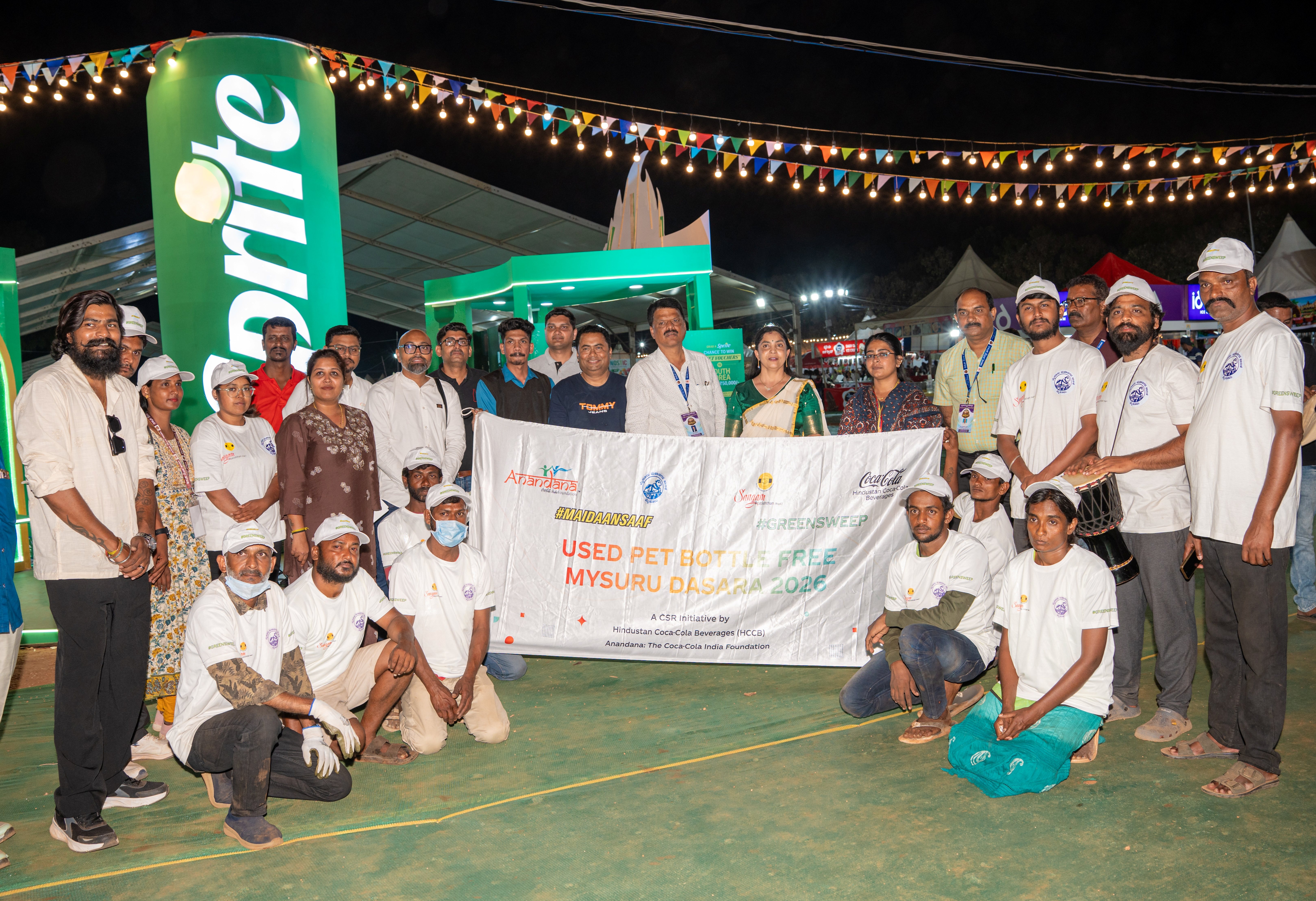 Hindustan Coca-Cola Beverages in collaboration with Mysuru City Corporation, inaugurates Used PET Bottle Collection Drive at Mysuru Dasara 2026