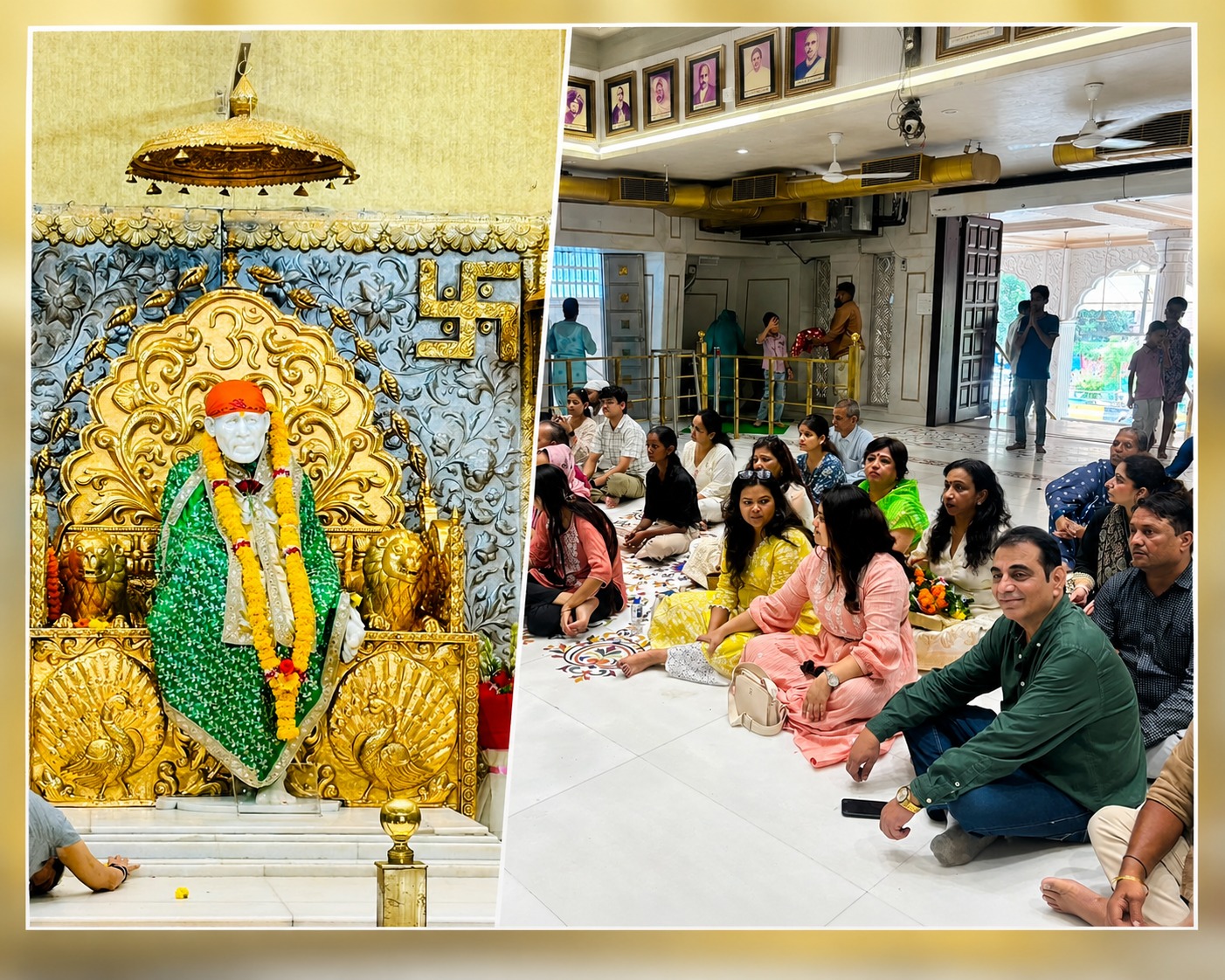 Assotech Realty Distributes Prasad and Gifts to Devotees at Sai Baba Temple on Lodhi Road