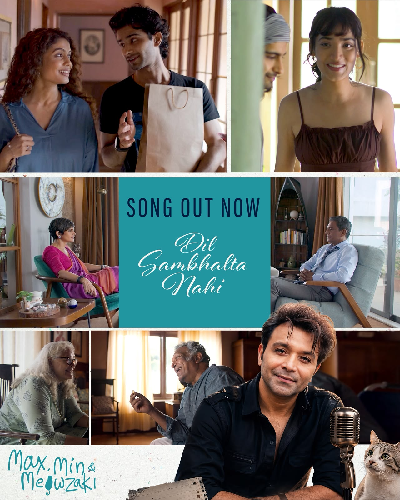 *Shael Oswal Makes His Playback Singing Debut with Dil Sambhalta Nahi; Award-winning Film Max, Min & Meowzaki Unveils Its First Song*